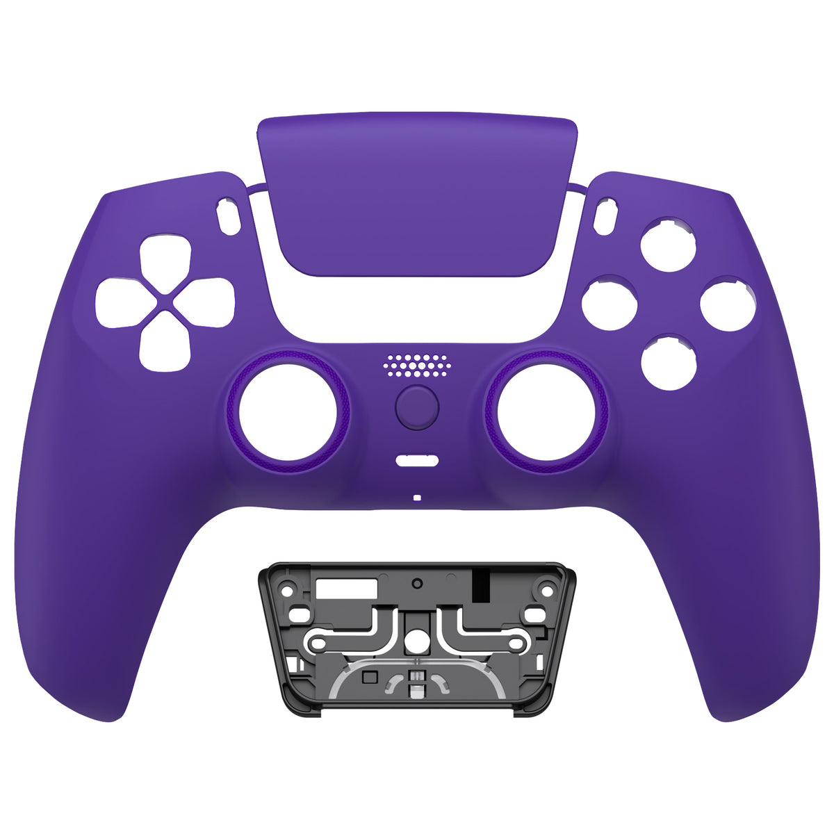 eXtremeRate LUNA Redesigned Replacement Front Shell with Touchpad Compatible with PS5 Controller BDM-010/020/030/040/050/060 - Purple