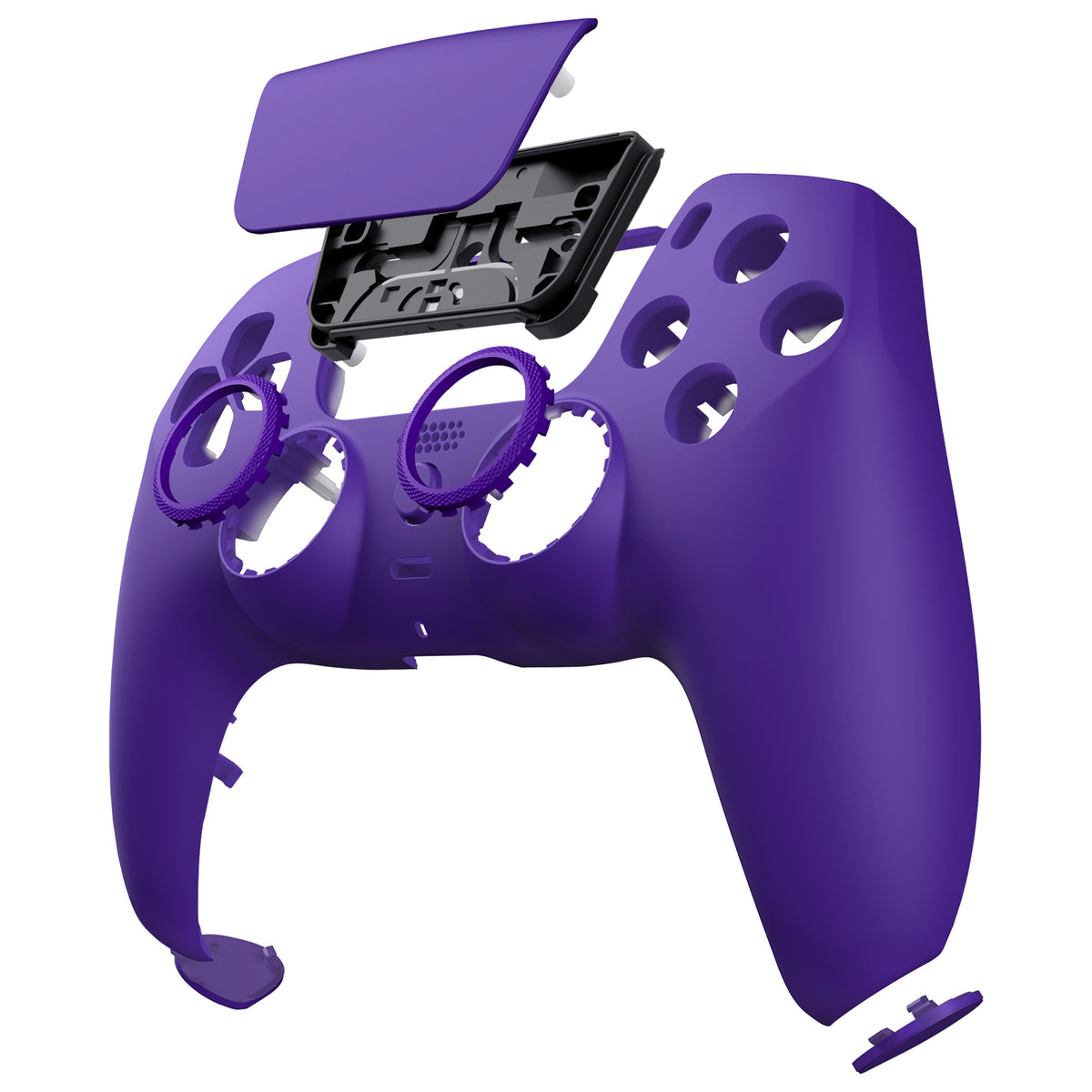 eXtremeRate LUNA Redesigned Replacement Front Shell with Touchpad Compatible with PS5 Controller BDM-010/020/030/040/050/060 - Purple