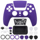 eXtremeRate LUNA Redesigned Replacement Front Shell with Touchpad Compatible with PS5 Controller BDM-010/020/030/040/050/060 - Purple