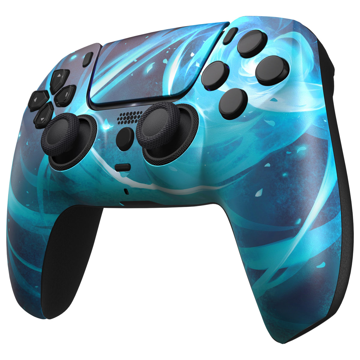 eXtremeRate LUNA Redesigned Replacement Front Shell with Touchpad Compatible with PS5 Controller BDM-010/020/030/040/050 - Aero Slash Magic