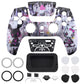 eXtremeRate LUNA Redesigned Replacement Front Shell with Touchpad Compatible with PS5 Controller BDM-010/020/030/040/050/060 - Lovely Punky Bunny