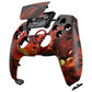 eXtremeRate LUNA Redesigned Replacement Front Shell with Touchpad Compatible with PS5 Controller BDM-010/020/030/040/050/060 - Purgatory Fire Serpent