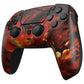 eXtremeRate LUNA Redesigned Replacement Front Shell with Touchpad Compatible with PS5 Controller BDM-010/020/030/040/050/060 - Purgatory Fire Serpent