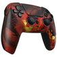 eXtremeRate LUNA Redesigned Replacement Front Shell with Touchpad Compatible with PS5 Controller BDM-010/020/030/040/050/060 - Purgatory Fire Serpent