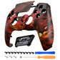 eXtremeRate LUNA Redesigned Replacement Front Shell with Touchpad Compatible with PS5 Controller BDM-010/020/030/040/050/060 - Purgatory Fire Serpent