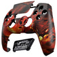 eXtremeRate LUNA Redesigned Replacement Front Shell with Touchpad Compatible with PS5 Controller BDM-010/020/030/040/050/060 - Purgatory Fire Serpent