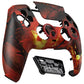 eXtremeRate LUNA Redesigned Replacement Front Shell with Touchpad Compatible with PS5 Controller BDM-010/020/030/040/050/060 - Purgatory Fire Serpent