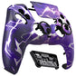 eXtremeRate LUNA Redesigned Replacement Front Shell with Touchpad Compatible with PS5 Controller BDM-010/020/030/040/050/060 - Thunder Magic
