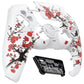eXtremeRate LUNA Redesigned Replacement Front Shell with Touchpad Compatible with PS5 Controller BDM-010/020/030/040/050 - Winter Blossom