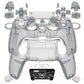 eXtremeRate LUNA Redesigned Replacement Full Set Shells with Buttons Compatible with PS5 Controller BDM-030/040 - Clear Black eXtremeRate