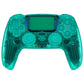 eXtremeRate LUNA Redesigned Replacement Full Set Shells with Buttons Compatible with PS5 Controller BDM-030/040/050 - Emerald Green eXtremeRate