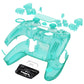 eXtremeRate LUNA Redesigned Replacement Full Set Shells with Buttons Compatible with PS5 Controller BDM-030/040/050 - Emerald Green eXtremeRate