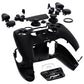 eXtremeRate LUNA Redesigned Replacement Full Set Shells with Buttons Compatible with PS5 Controller BDM-030/040/050/060 - Black