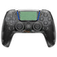 eXtremeRate LUNA Redesigned Replacement Full Set Shells with Buttons Compatible with PS5 Controller BDM-030/040/050/060 - Clear Black