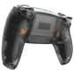 eXtremeRate LUNA Redesigned Replacement Full Set Shells with Buttons Compatible with PS5 Controller BDM-030/040/050/060 - Clear Black