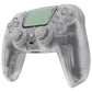 eXtremeRate LUNA Redesigned Replacement Full Set Shells with Buttons Compatible with PS5 Controller BDM-030/040/050 - Glow in Dark - Green eXtremeRate