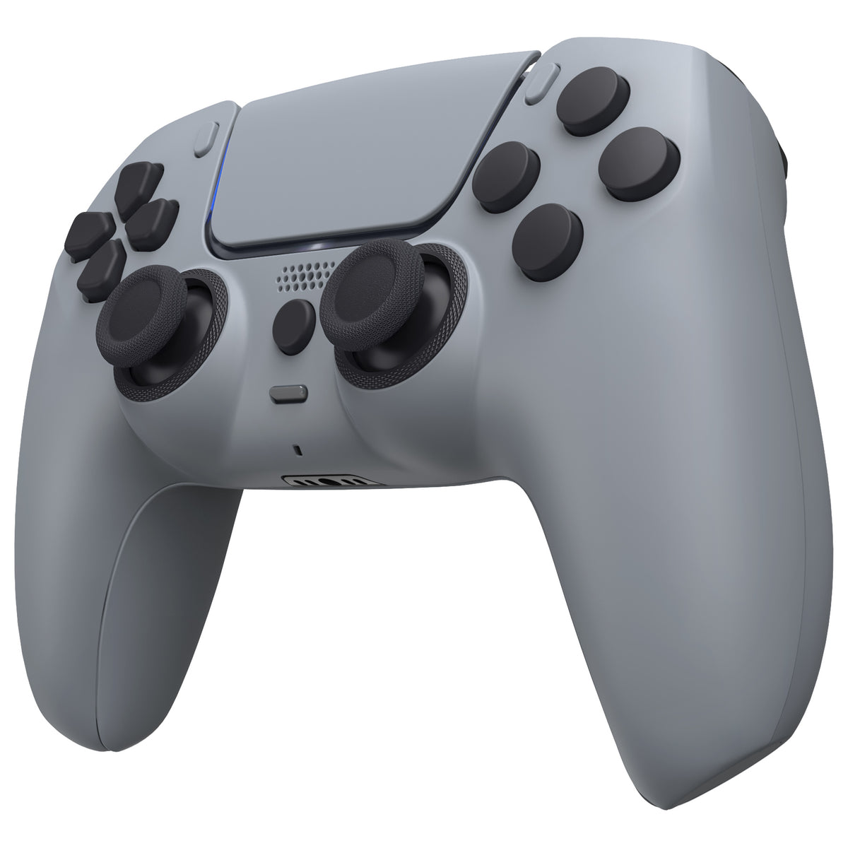 eXtremeRate LUNA Redesigned Replacement Full Set Shells with Buttons Compatible with PS5 Controller BDM-030/040/050 - New Hope Gray
