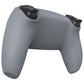 eXtremeRate LUNA Redesigned Replacement Full Set Shells with Buttons Compatible with PS5 Controller BDM-030/040/050 - New Hope Gray