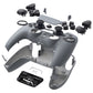 eXtremeRate LUNA Redesigned Replacement Full Set Shells with Buttons Compatible with PS5 Controller BDM-030/040/050 - New Hope Gray