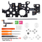 eXtremeRate Multi-Colors Luminated Buttons DTF V3 LED Kit for Xbox Series X & S Controller - Transparent Clear eXtremeRate
