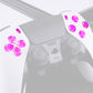 eXtremeRate Multi-Colors Luminated Buttons D&F LED Kit for PS5 Edge Controller - Transparent Clear Buttons