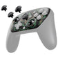 eXtremeRate Octagonal Gated Sticks Design Faceplate Shell with ThumbsGear Thumbsticks for Nintendo Switch 2 Pro Controller - Totem of Kingdom Black