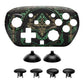 eXtremeRate Octagonal Gated Sticks Design Faceplate Shell with ThumbsGear Thumbsticks for Nintendo Switch 2 Pro Controller - Totem of Kingdom Black