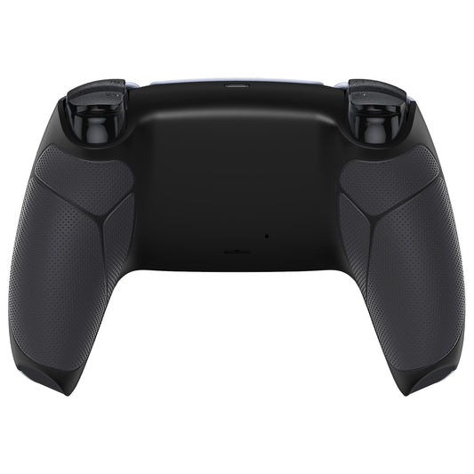 eXtremeRate Performance Grip Replacement Back Housing Bottom Shell for PS5 Controller BDM-010/020/030/040/050/060 - Rubberized Black