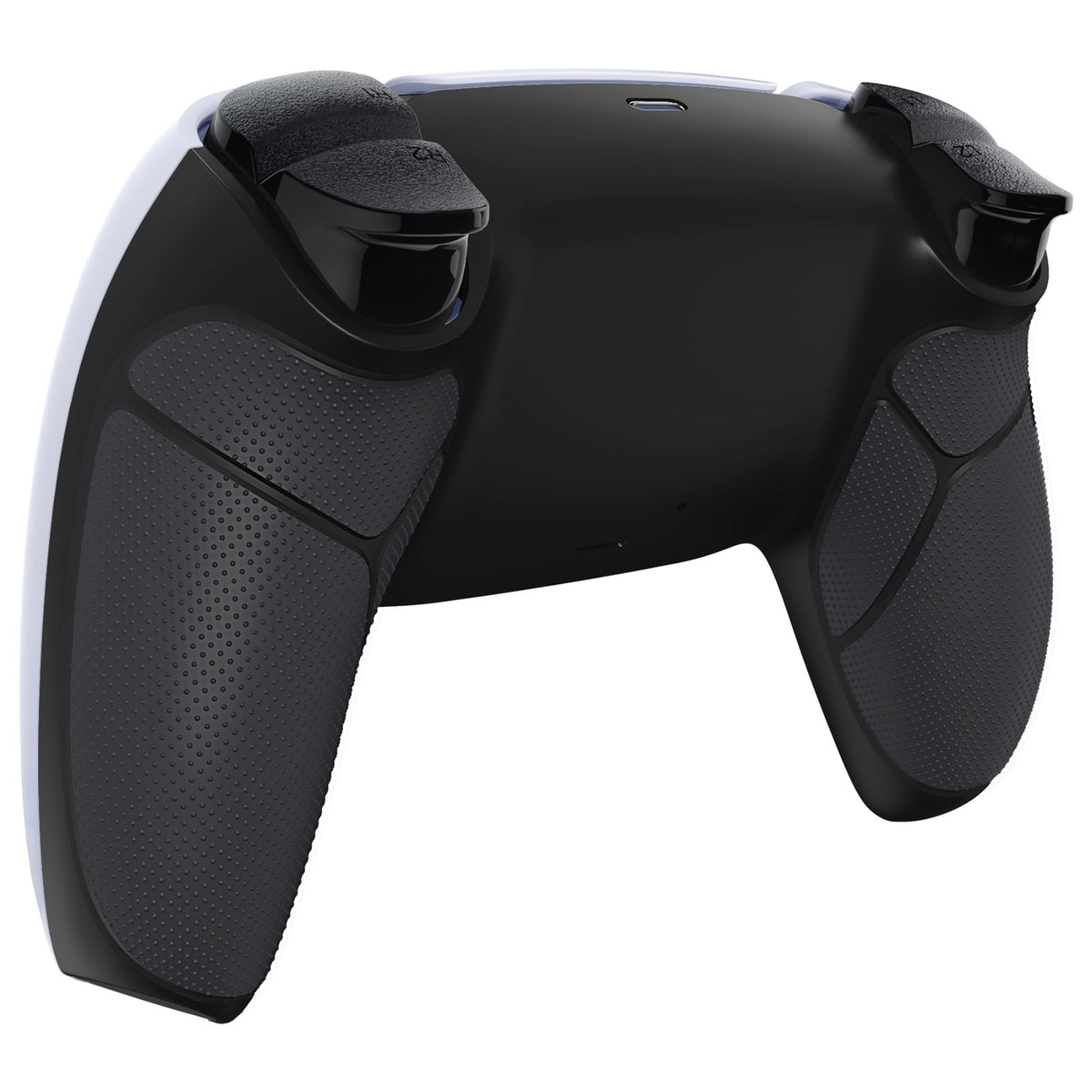 eXtremeRate Performance Grip Replacement Back Housing Bottom Shell for PS5 Controller BDM-010/020/030/040/050/060 - Rubberized Black
