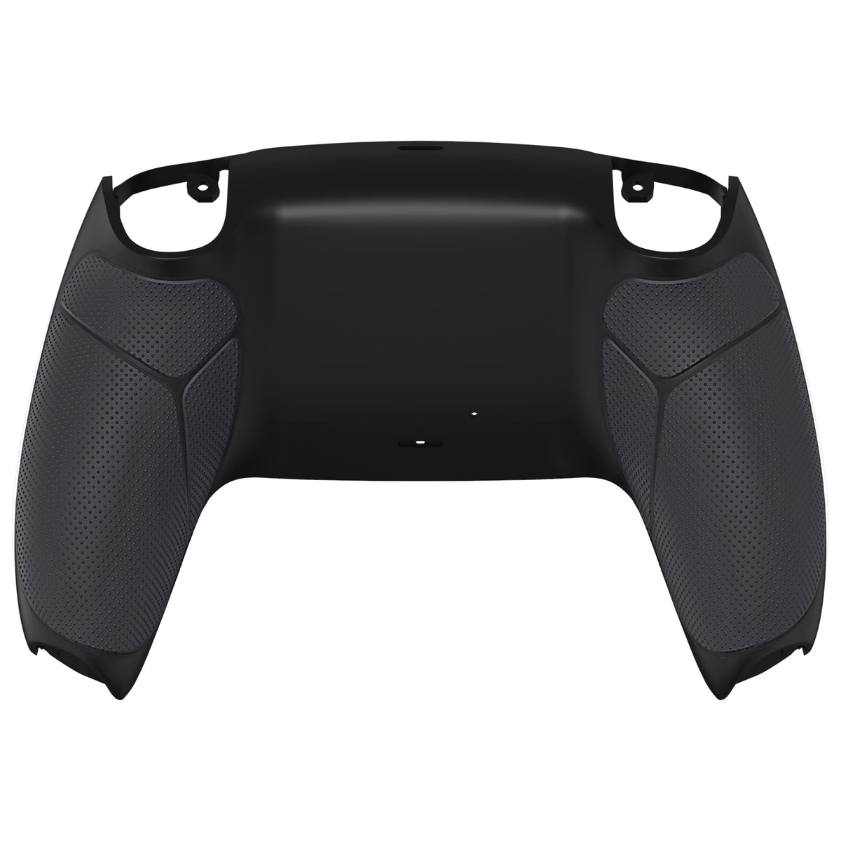 eXtremeRate Performance Grip Replacement Back Housing Bottom Shell for PS5 Controller BDM-010/020/030/040/050/060 - Rubberized Black