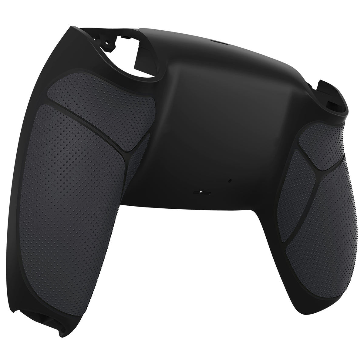 eXtremeRate Performance Grip Replacement Back Housing Bottom Shell for PS5 Controller BDM-010/020/030/040/050/060 - Rubberized Black