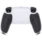 eXtremeRate Performance Grip Replacement Back Housing Bottom Shell for PS5 Controller BDM-010/020/030/040/050/060 - Rubberized Black White