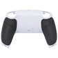 eXtremeRate Performance Grip Replacement Back Housing Bottom Shell for PS5 Controller BDM-010/020/030/040/050/060 - Rubberized Black White
