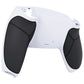 eXtremeRate Performance Grip Replacement Back Housing Bottom Shell for PS5 Controller BDM-010/020/030/040/050/060 - Rubberized Black White
