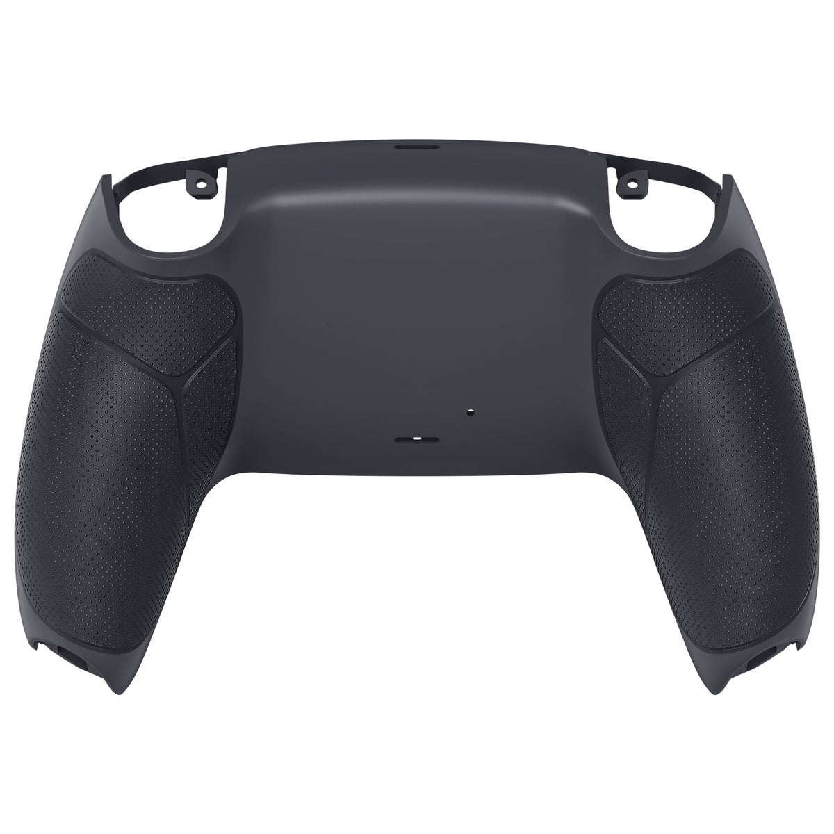 eXtremeRate Performance Grip Replacement Back Housing Bottom Shell for PS5 Controller BDM-010/020/030/040/050/060 - Rubberized Classic Gray & Dark Gray