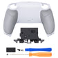 eXtremeRate Performance Grip Replacement Back Housing Bottom Shell for PS5 Controller BDM-010/020/030/040/050/060 - Rubberized White