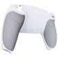 eXtremeRate Performance Grip Replacement Back Housing Bottom Shell for PS5 Controller BDM-010/020/030/040/050/060 - Rubberized White