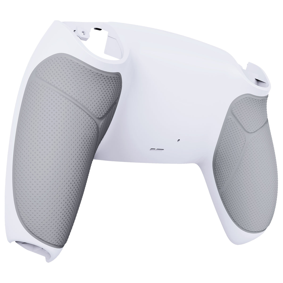 eXtremeRate Performance Grip Replacement Back Housing Bottom Shell for PS5 Controller BDM-010/020/030/040/050/060 - Rubberized White