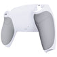 eXtremeRate Performance Grip Replacement Back Housing Bottom Shell for PS5 Controller BDM-010/020/030/040/050/060 - Rubberized White