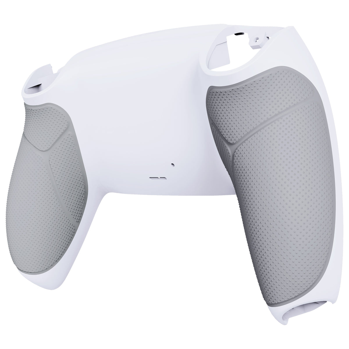 eXtremeRate Performance Grip Replacement Back Housing Bottom Shell for PS5 Controller BDM-010/020/030/040/050/060 - Rubberized White
