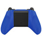eXtremeRate Protective Anti-Slip Silicone Case with Thumb Grips Caps for Xbox One X & S Controller - Blue eXtremeRate