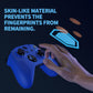 eXtremeRate Protective Anti-Slip Silicone Case with Thumb Grips Caps for Xbox One X & S Controller - Blue eXtremeRate