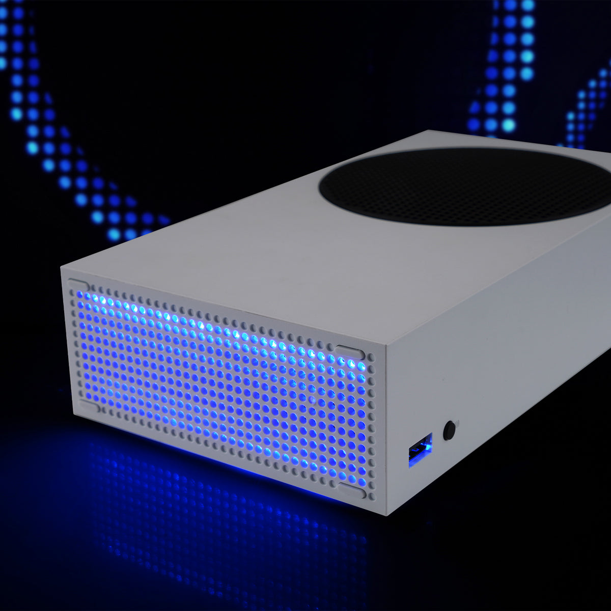 eXtremeRate RGB LED Light Strip Kit for Xbox Series S Console with IR Remote - 7 Colors 39 Effects