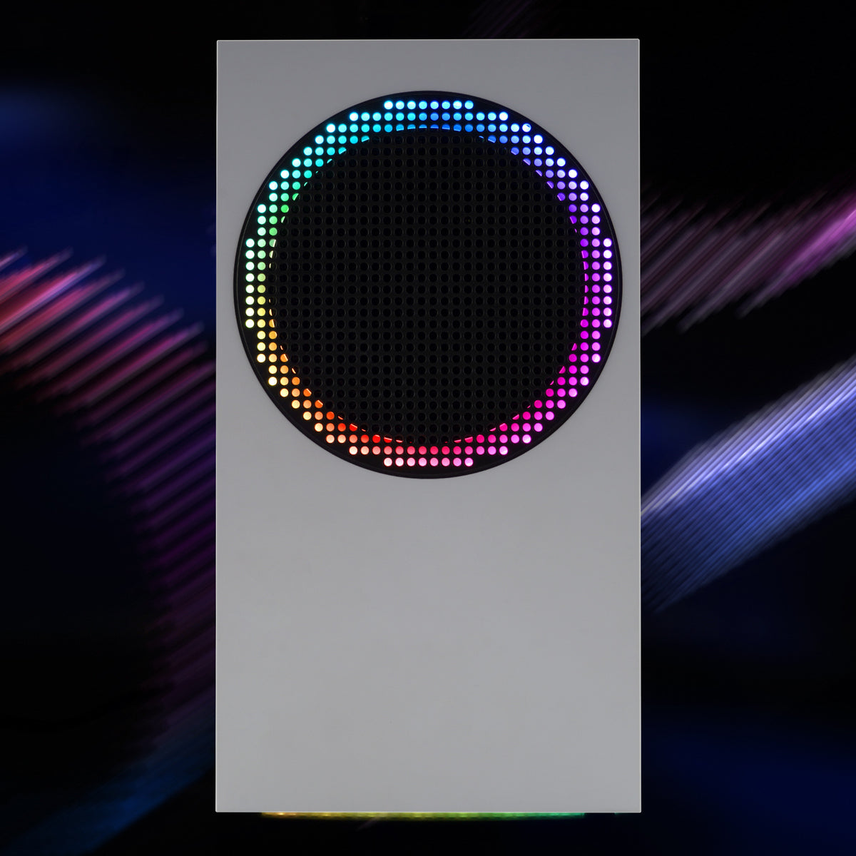 eXtremeRate RGB LED Light Strip Kit for Xbox Series S Console with IR Remote - 7 Colors 39 Effects