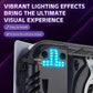 eXtremeRate RGB RAINBOW Logo LED Kit for PS5 Disc & Digital Edition Console (2020 CFI-1 Series) - 7 Colors 40 Effects