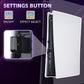 eXtremeRate RGB RAINBOW Logo LED Kit for PS5 Disc & Digital Edition Console (2020 CFI-1 Series) - 7 Colors 40 Effects