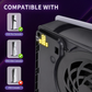 eXtremeRate RGB RAINBOW Logo LED Kit for PS5 Slim/Pro Disc & Digital Console - 7 Colors 40 Effects