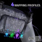 eXtremeRate RISE4 Plus MAX Back Paddles Kit with Clicky Trigger Stops & Rubberized Grip for PS5 Controller BDM-030/040/050/060 - Clear & Gray
