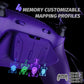eXtremeRate RISE4 Plus MAX Back Paddles Kit with Clicky Trigger Stops & Rubberized Grip for PS5 Controller BDM-030/040/050/060 - Galactic Purple