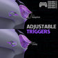 eXtremeRate RISE4 Plus MAX Back Paddles Kit with Clicky Trigger Stops & Rubberized Grip for PS5 Controller BDM-030/040/050/060 - New Hope Gray & Classic Gray
